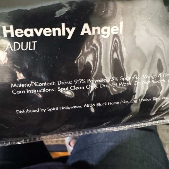 NWT Spirit Halloween  Heavenly Angel Costume Adult Large (12-14) Cosplay Theater - Picture 5 of 11